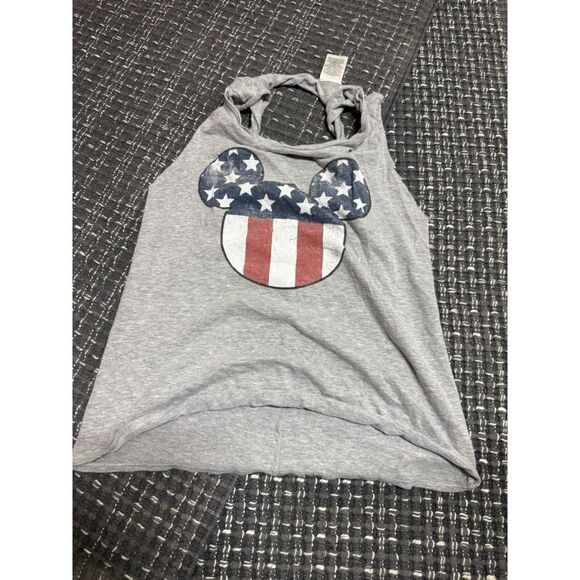 Disney Tops - Disney Light Gray Tank Top with Logo Tag